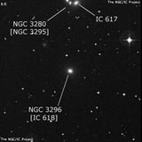 NGC 3296 - эллиптическая галактика. Описание NGC 3296:, Галактика в созвездии Гидра
