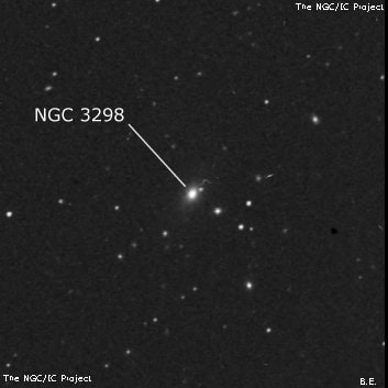 NGC 3298 - галактика. Описание NGC 3298:, Галактика в созвездии Большая Медведица