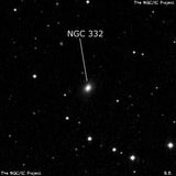 NGC 332 - галактика. Описание NGC 332:, Галактика в созвездии Рыбы