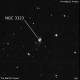 NGC 3323 - спиральная галактика с баром. Описание NGC 3323:, Галактика в созвездии Малый Лев