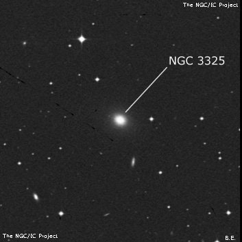 NGC 3325 - эллиптическая галактика. Описание NGC 3325:, Галактика в созвездии Секстант