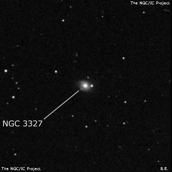 NGC 3327 - спиральная галактика. Описание NGC 3327:, Галактика в созвездии Малый Лев