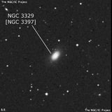 NGC 3329 - спиральная галактика. Описание NGC 3329:, Объект глубокого космоса в созвездии Дракон