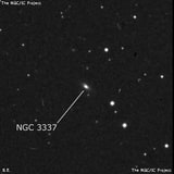 NGC 3337 - спиральная галактика. Описание NGC 3337:, Галактика в созвездии Секстант