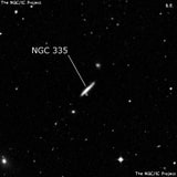NGC 335 - галактика. Описание NGC 335:, Галактика в созвездии Кит