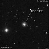 NGC 3362 - спиральная галактика. Описание NGC 3362:, Галактика в созвездии Лев