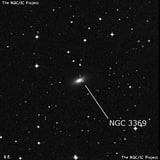 NGC 3369 - галактика. Описание NGC 3369:, Галактика в созвездии Гидра