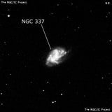 NGC 337 - спиральная галактика с баром. Описание NGC 337:, Галактика в созвездии Кит