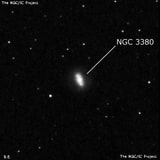 NGC 3380 - спиральная галактика с баром. Описание NGC 3380:, Галактика в созвездии Малый Лев