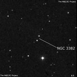 NGC 3382 - две звезды. Описание NGC 3382:, Двойная звезда в созвездии Малый Лев