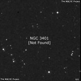 NGC 3401 - по указанным Генри Дрейером координатам, объект повторно не найден; . Описание NGC 3401:, Объект глубокого космоса в созвездии Секстант