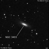 NGC 3403 - галактика. Описание NGC 3403:, Галактика в созвездии Дракон