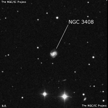 NGC 3408 - спиральная галактика. Описание NGC 3408:, Галактика в созвездии Большая Медведица