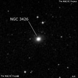 NGC 3426 - спиральная галактика. Описание NGC 3426:, Галактика в созвездии Лев