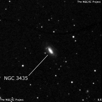 NGC 3435 - спиральная галактика. Описание NGC 3435:, Галактика в созвездии Большая Медведица