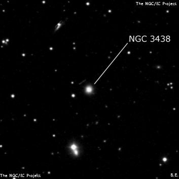 NGC 3438 - галактика. Описание NGC 3438:, Галактика в созвездии Лев