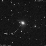 NGC 3462 - линзовидная галактика. Описание NGC 3462:, Галактика в созвездии Лев