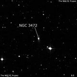NGC 3472 - линзовидная галактика. Описание NGC 3472:, Объект глубокого космоса в созвездии Чаша