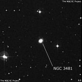 NGC 3481 - галактика. Описание NGC 3481:, Галактика в созвездии Чаша