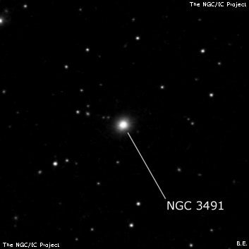 NGC 3491 - галактика. Описание NGC 3491:, Галактика в созвездии Лев