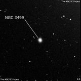 NGC 3499 - линзовидная галактика. Описание NGC 3499:, Галактика в созвездии Большая Медведица