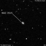NGC 3515 - галактика. Описание NGC 3515:, Галактика в созвездии Малый Лев