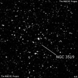 NGC 3519 - рассеянное скопление звёзд. Описание NGC 3519:, Рассеянное скопление в созвездии Киль