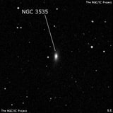 NGC 3535 - спиральная галактика. Описание NGC 3535:, Галактика в созвездии Лев
