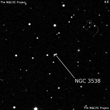 NGC 3538 - две звезды. Описание NGC 3538:, Двойная звезда в созвездии Дракон