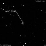 NGC 3539 - линзовидная галактика. Описание NGC 3539:, Галактика в созвездии Большая Медведица