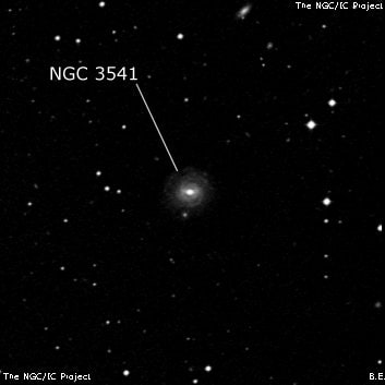 NGC 3541 - галактика. Описание NGC 3541:, Галактика в созвездии Чаша