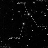 NGC 3554 - эллиптическая галактика. Описание NGC 3554:, Галактика в созвездии Большая Медведица