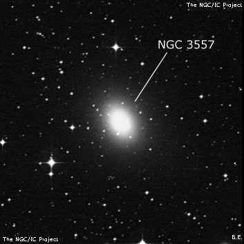 NGC 3557 - эллиптическая галактика. Описание NGC 3557:, Галактика в созвездии Центавр