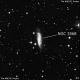 NGC 3568 - спиральная галактика с баром. Описание NGC 3568:, Галактика в созвездии Центавр
