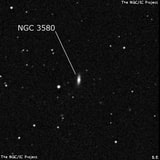 NGC 3580 - линзовидная галактика. Описание NGC 3580:, Галактика в созвездии Лев