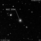NGC 3594 - спиральная галактика с баром. Описание NGC 3594:, Галактика в созвездии Большая Медведица
