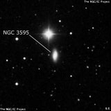 NGC 3595 - галактика. Описание NGC 3595:, Галактика в созвездии Большая Медведица
