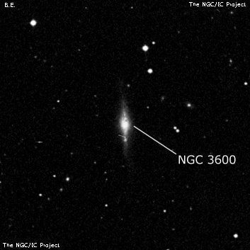 NGC 3600 - спиральная галактика. Описание NGC 3600:, Галактика в созвездии Большая Медведица