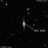 NGC 3600 - спиральная галактика. Описание NGC 3600:, Галактика в созвездии Большая Медведица
