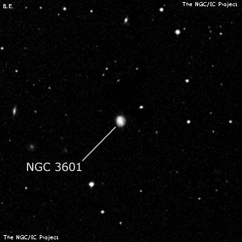 NGC 3601 - галактика. Описание NGC 3601:, Галактика в созвездии Лев