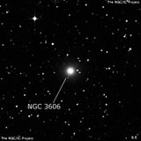 NGC 3606 - эллиптическая галактика. Описание NGC 3606:, Галактика в созвездии Гидра