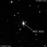 NGC 3622 - галактика. Описание NGC 3622:, Галактика в созвездии Большая Медведица