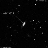 NGC 3625 - спиральная галактика с баром. Описание NGC 3625:, Галактика в созвездии Большая Медведица