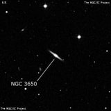 NGC 3650 - спиральная галактика. Описание NGC 3650:, Галактика в созвездии Лев