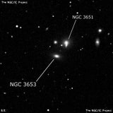 NGC 3653 - галактика. Описание NGC 3653:, Галактика в созвездии Лев