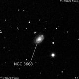 NGC 3668 - галактика. Описание NGC 3668:, Галактика в созвездии Большая Медведица
