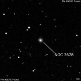 NGC 3678 - галактика. Описание NGC 3678:, Галактика в созвездии Лев