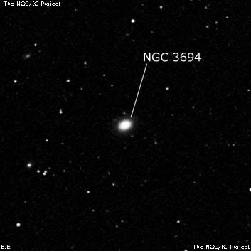 NGC 3694 - эллиптическая галактика. Описание NGC 3694:, Галактика в созвездии Большая Медведица