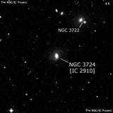 NGC 3724 - линзовидная галактика. Описание NGC 3724:, Галактика в созвездии Чаша