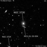 NGC 3730 - эллиптическая галактика. Описание NGC 3730:, Галактика в созвездии Чаша